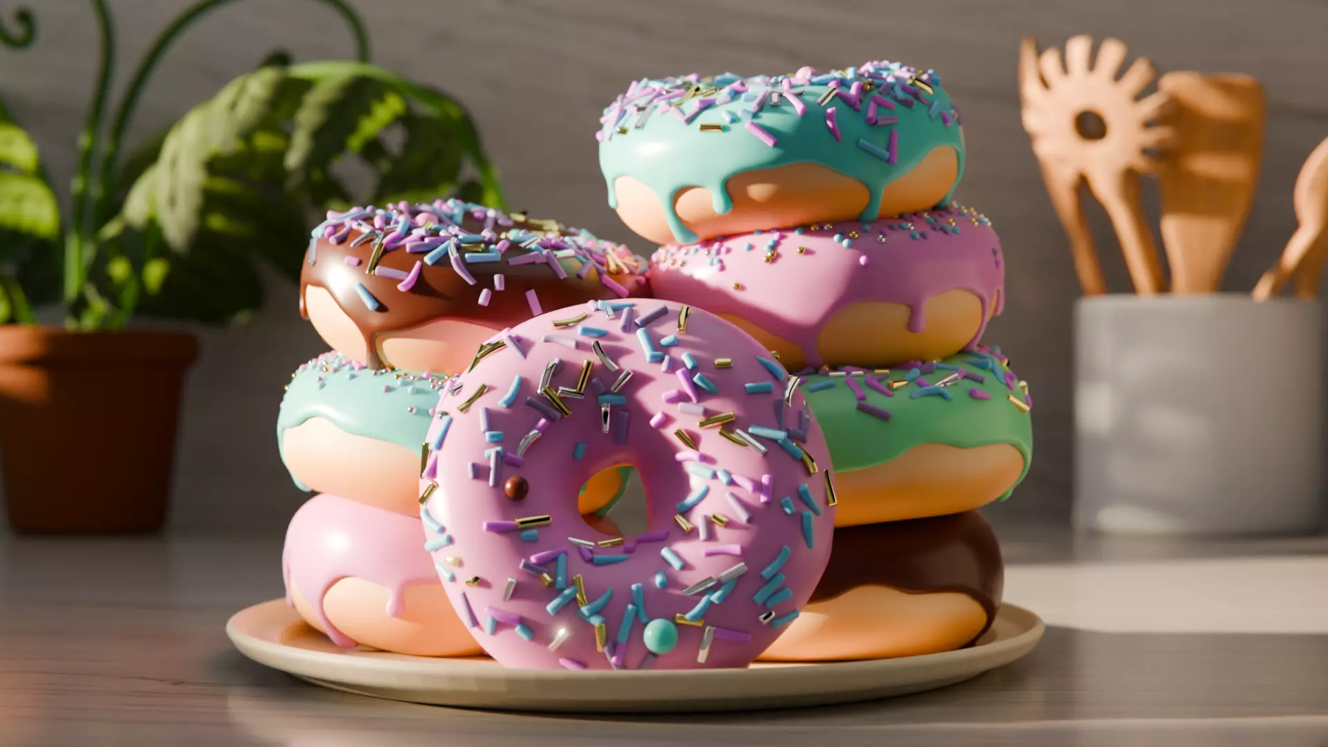 Donuts Free 3D model_0