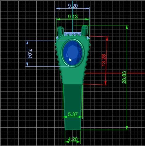 face ring 3D print model_17
