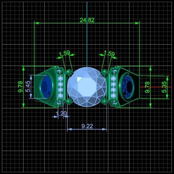 face ring 3D print model_9
