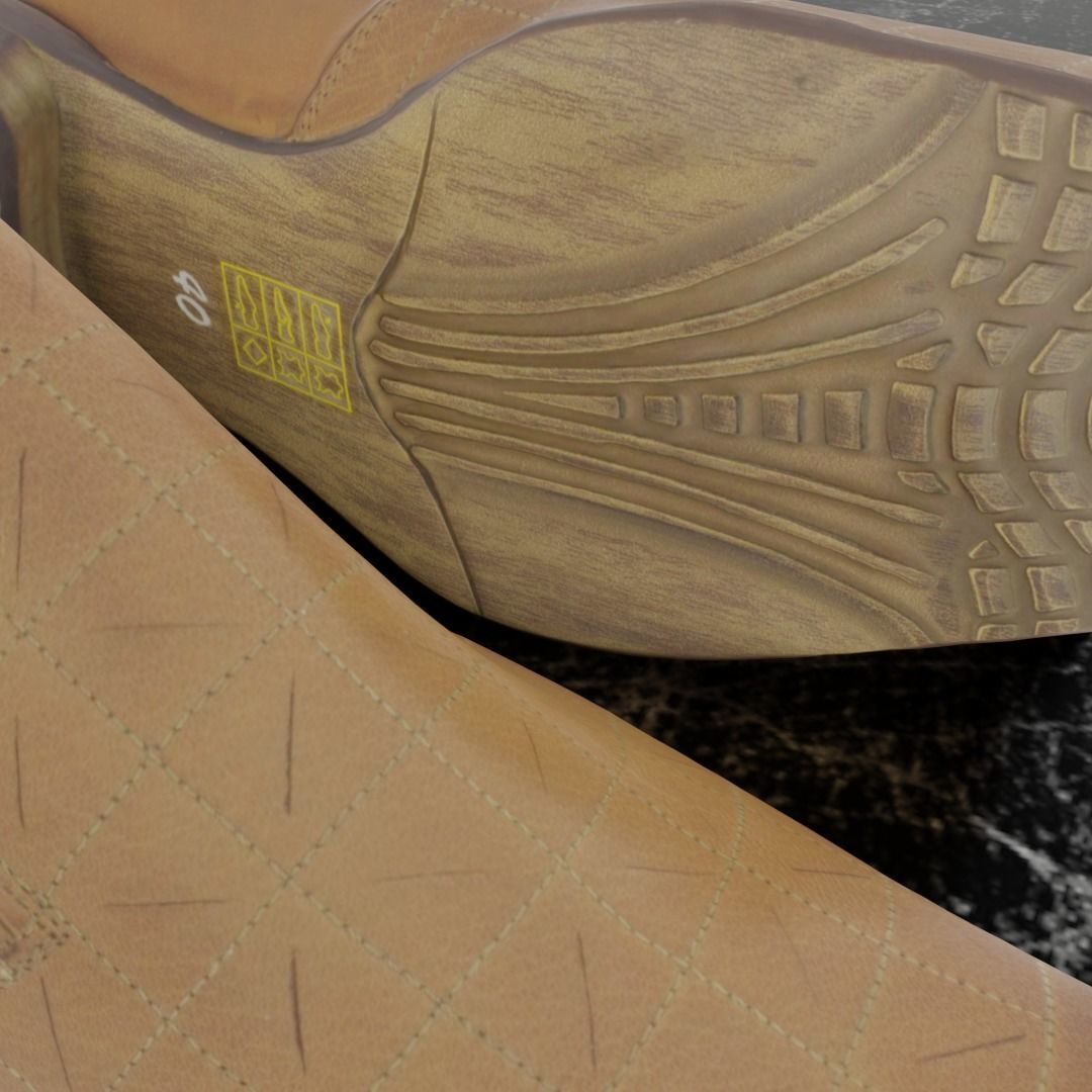 GUCINARI 3D CLASSIC MEN SHOES  3D model_9