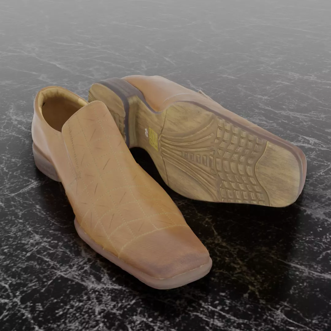 GUCINARI 3D CLASSIC MEN SHOES  3D model_0