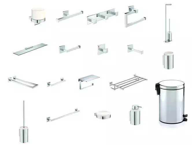 Bathroom accessories - collection 20 pcs