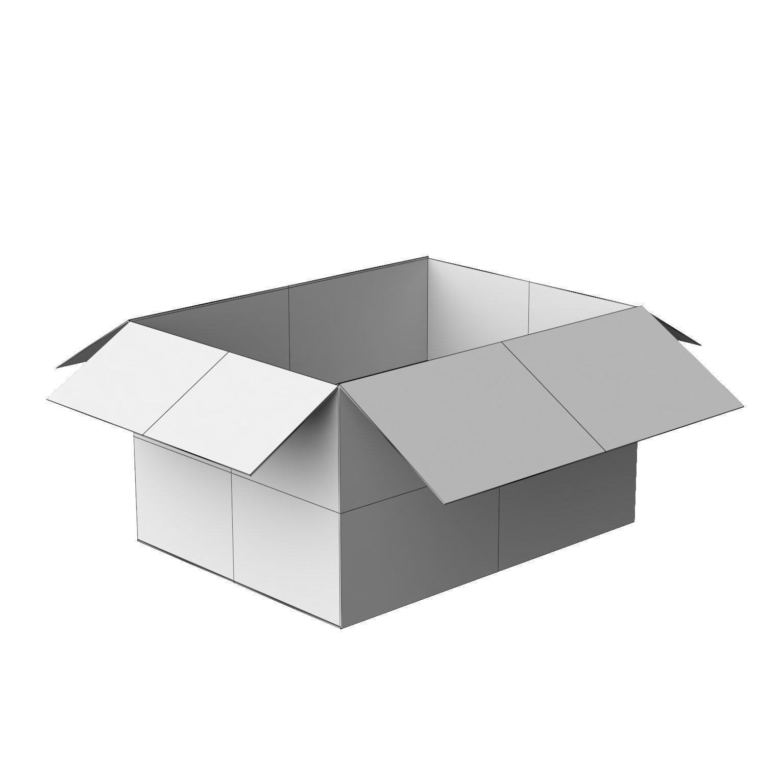 Amazon Box 2G PBR 04 Low-poly 3D model_25