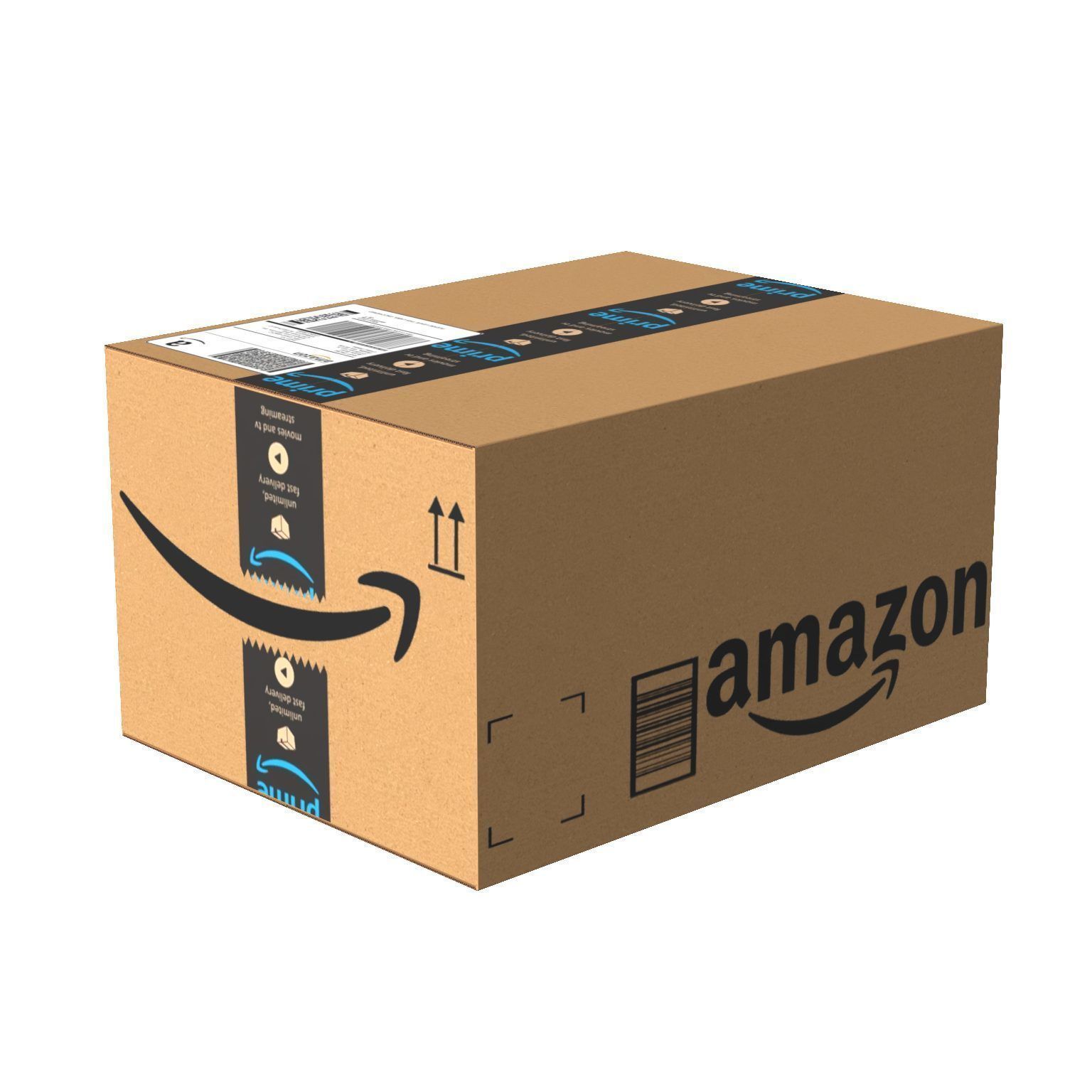 Amazon Box 2G PBR 04 Low-poly 3D model_1