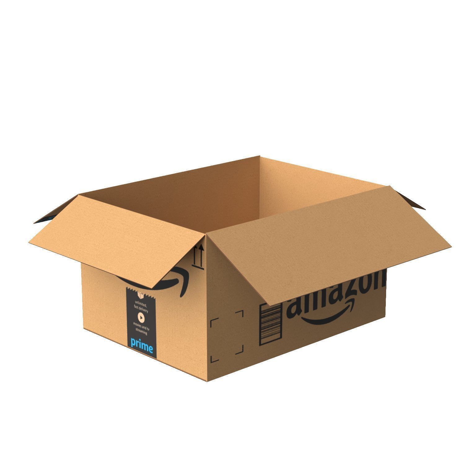 Amazon Box 2G PBR 04 Low-poly 3D model_14