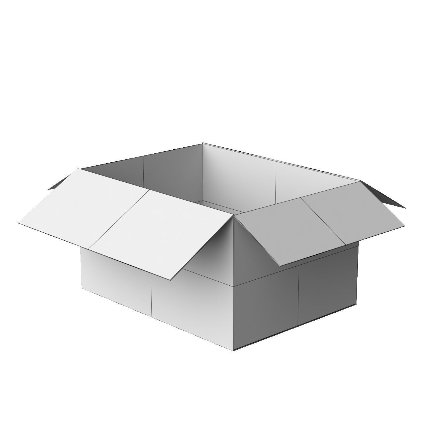 Amazon Box 2G PBR 04 Low-poly 3D model_23