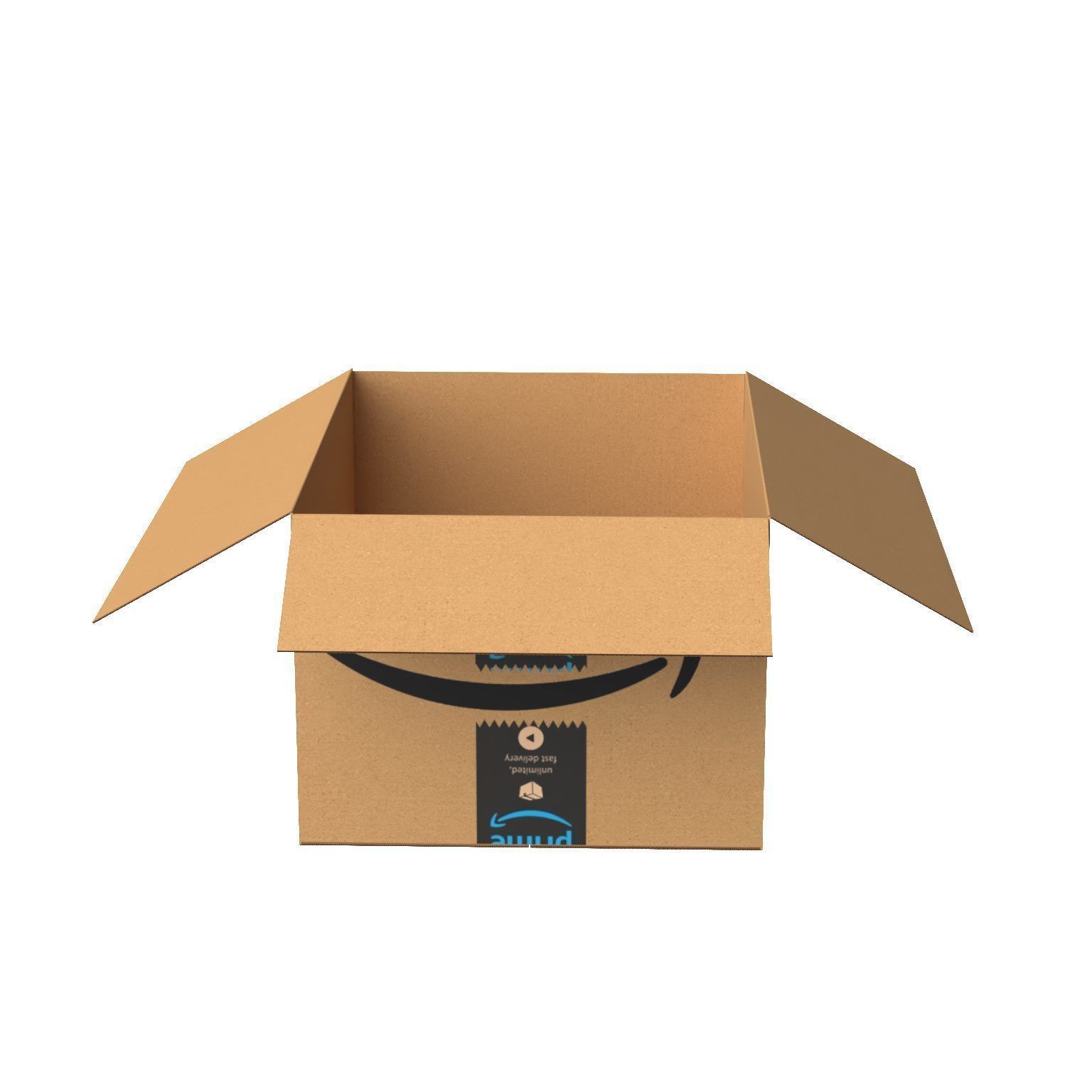 Amazon Box 2G PBR 04 Low-poly 3D model_10