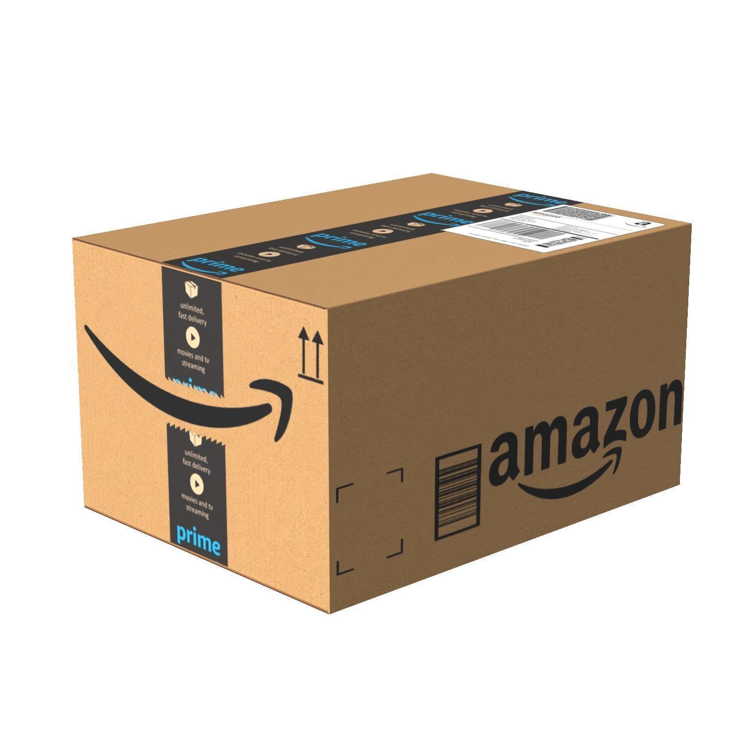 Amazon Box 2G PBR 04 Low-poly 3D model_5