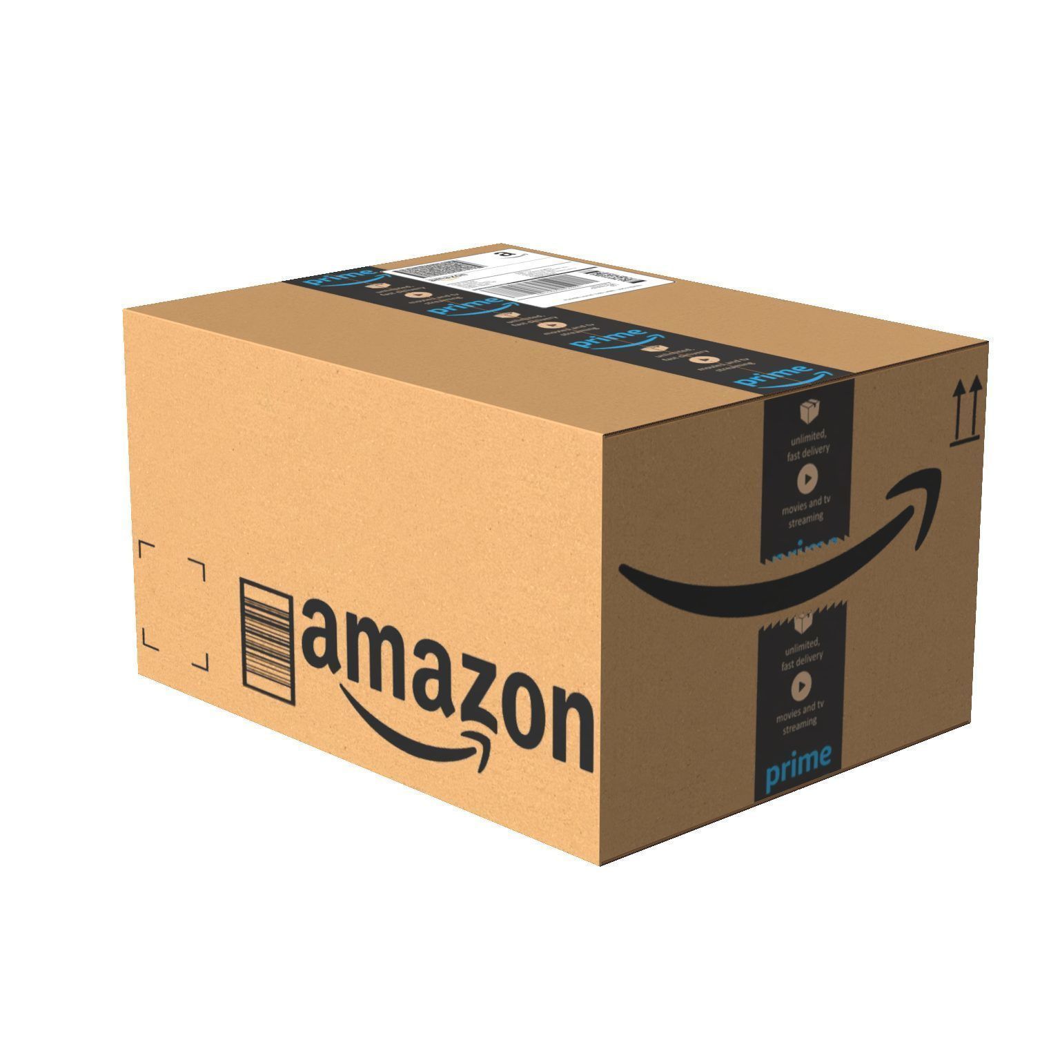 Amazon Box 2G PBR 04 Low-poly 3D model_3