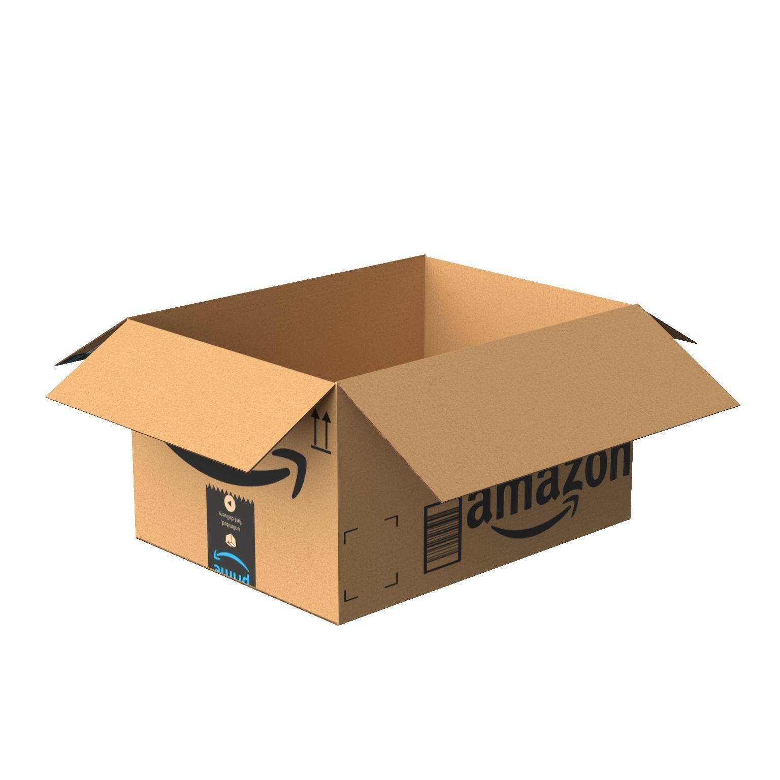 Amazon Box 2G PBR 04 Low-poly 3D model_13