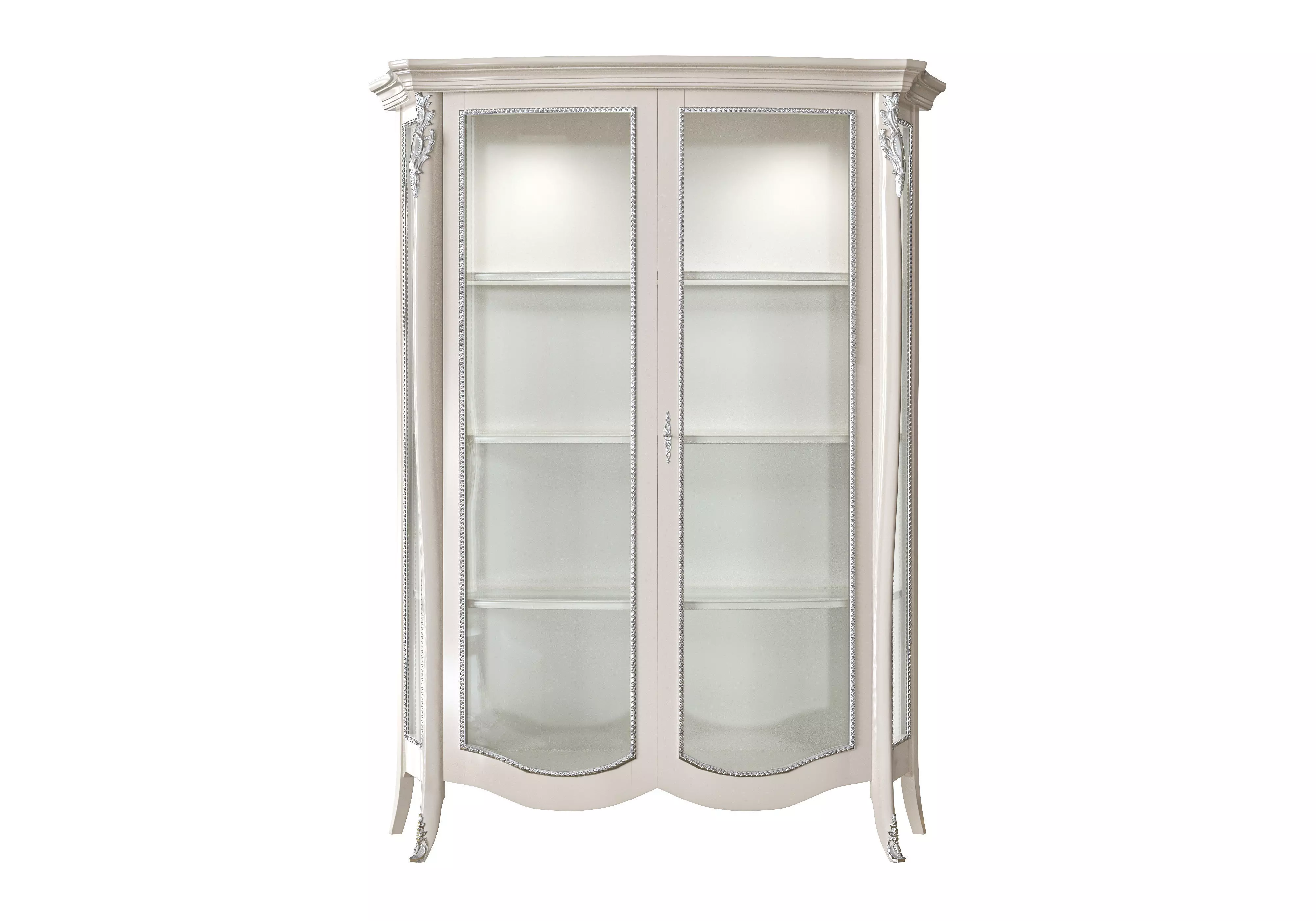 White lacquered cabinet by MODENESE 3D model