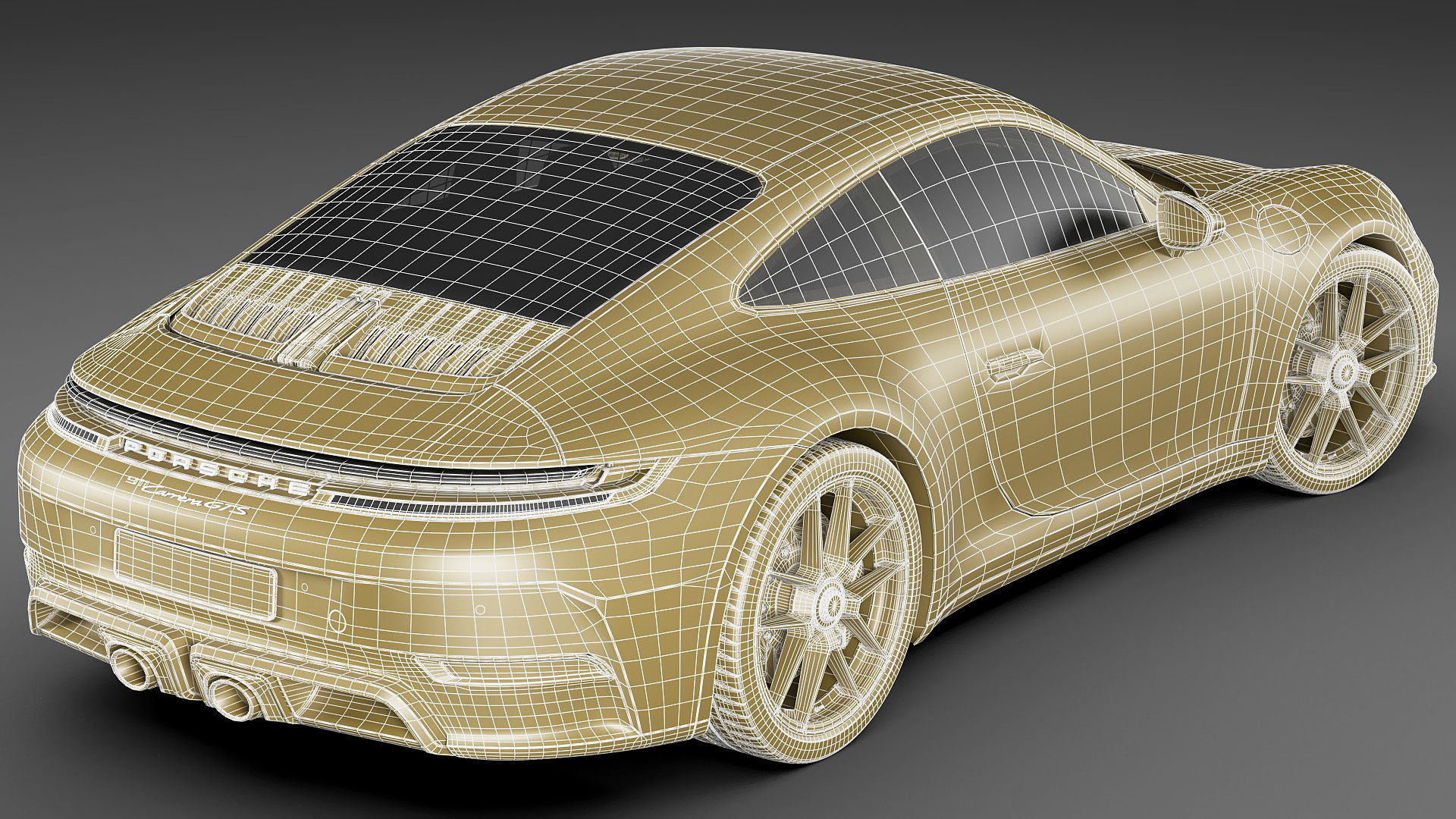 Porsche 911 Carrera GTS 2025 3D model_37