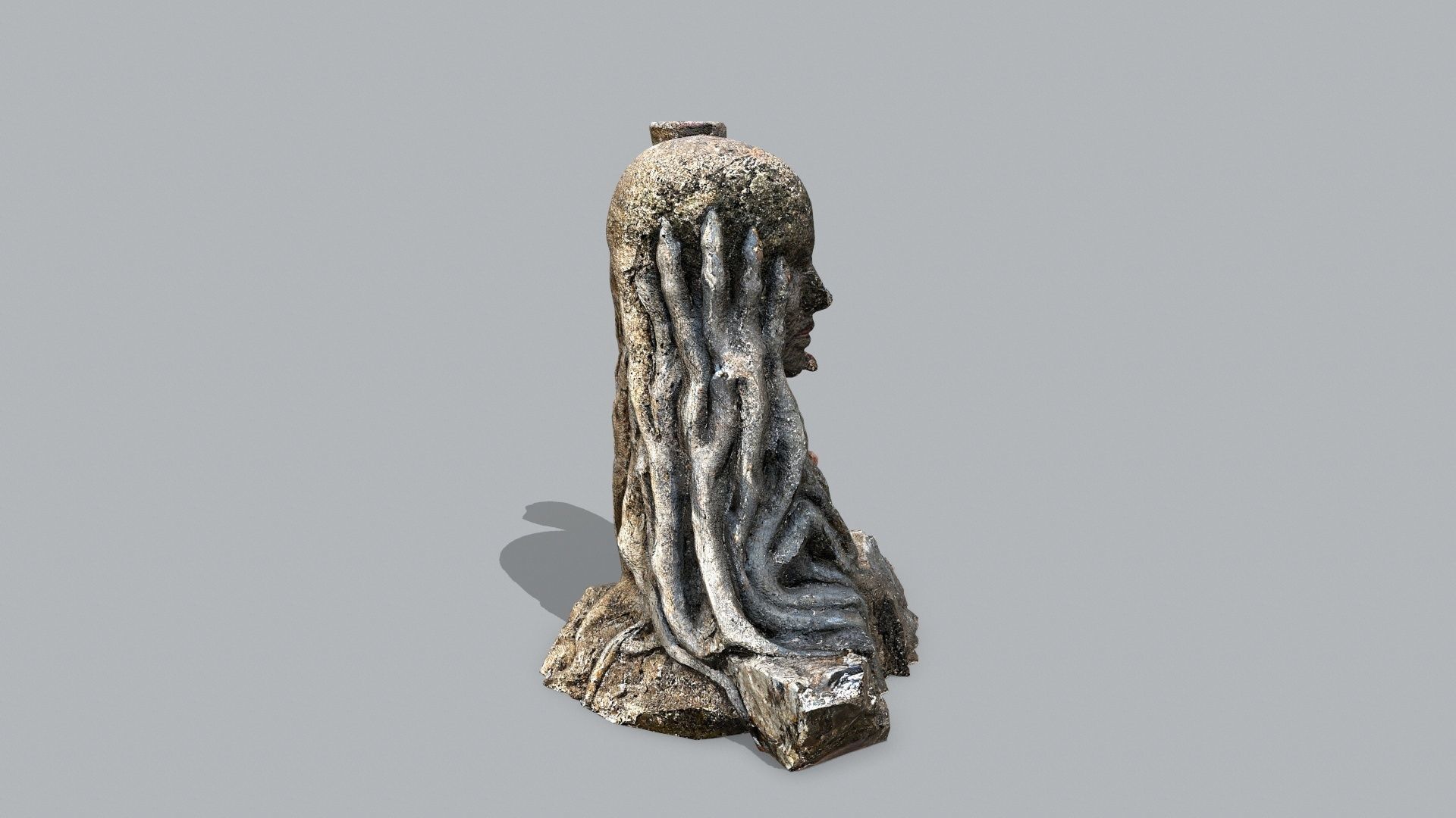 Hands of the devil Low-poly 3D model_8