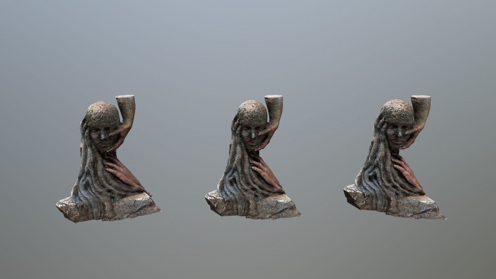 Hands of the devil Low-poly 3D model_11