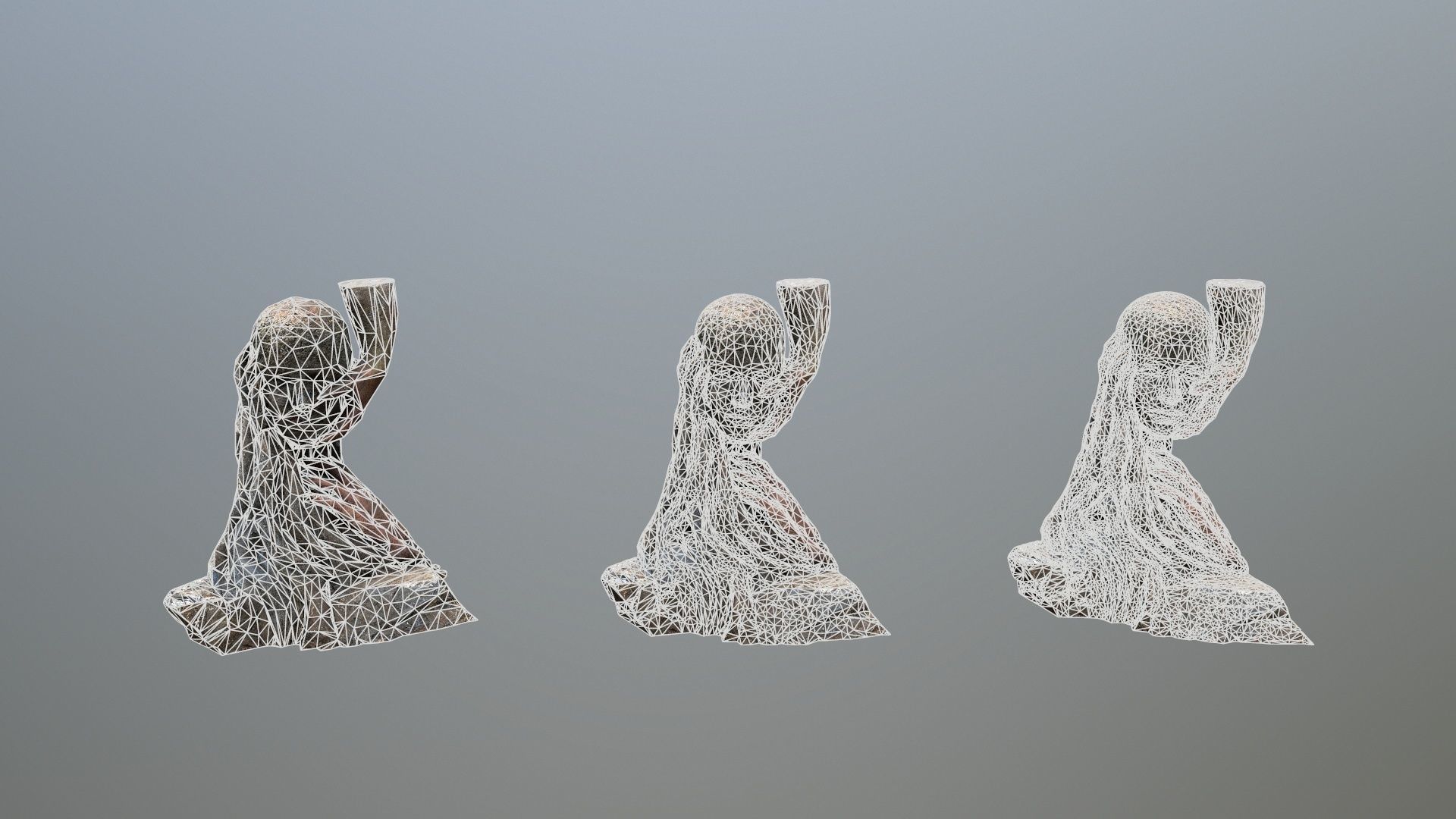 Hands of the devil Low-poly 3D model_12