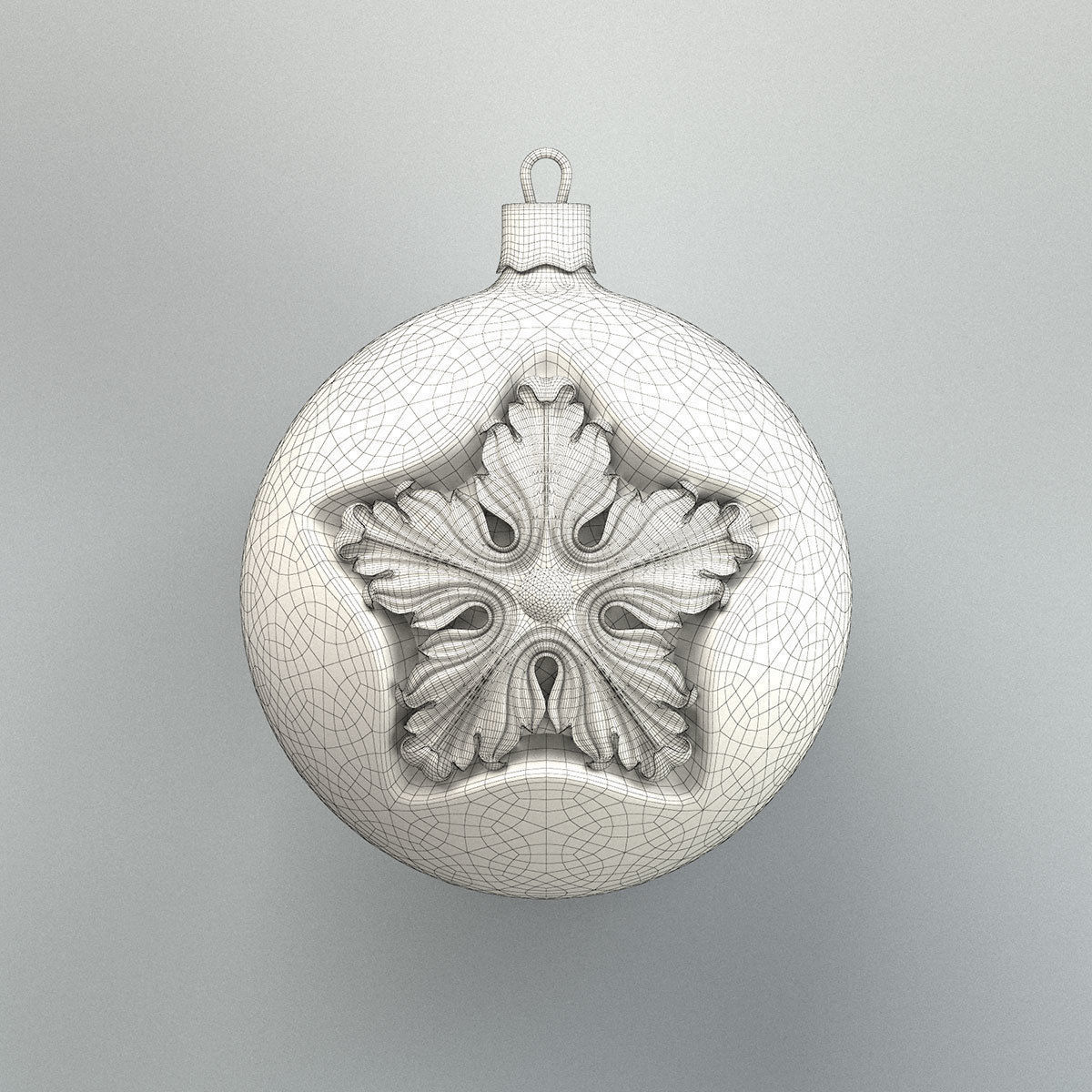 Christmas Balls collection 03 3D model_6