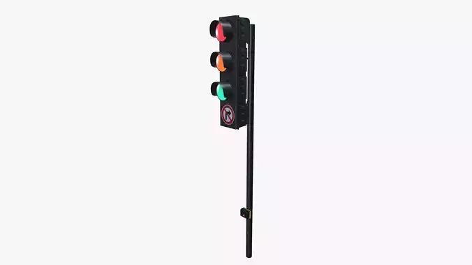 Traffic Signal light 3D model