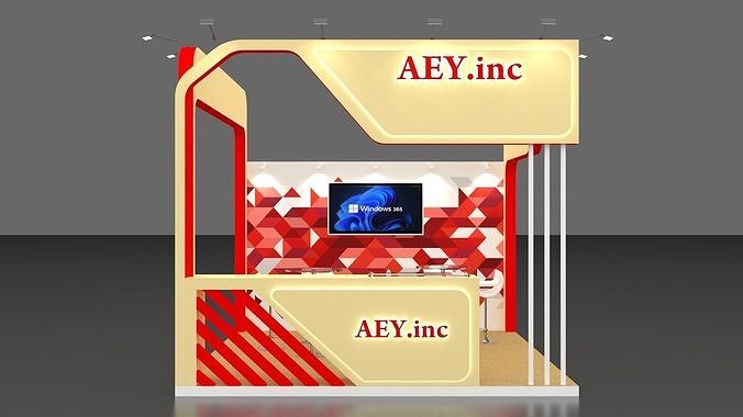 Exhibition Activation  4 meter x 4 meter 3D model