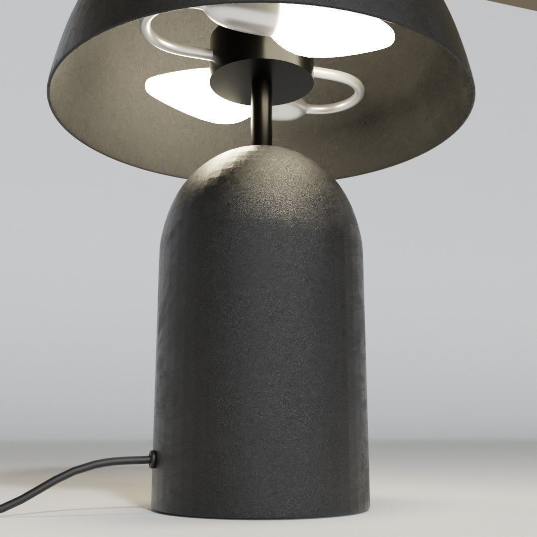 Bedside lamp 3D model_1