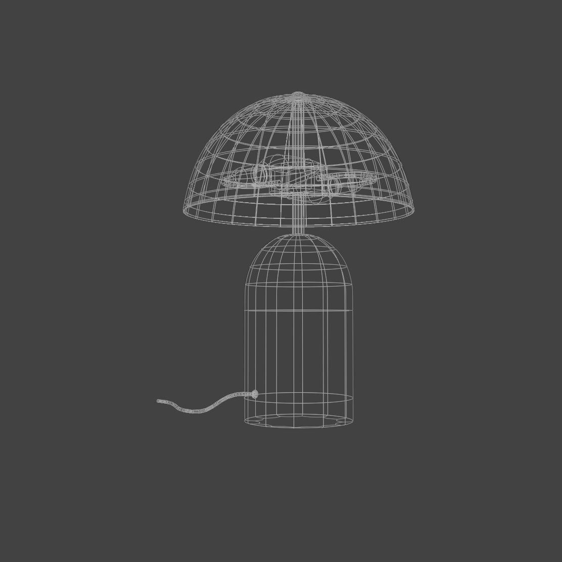 Bedside lamp 3D model_7