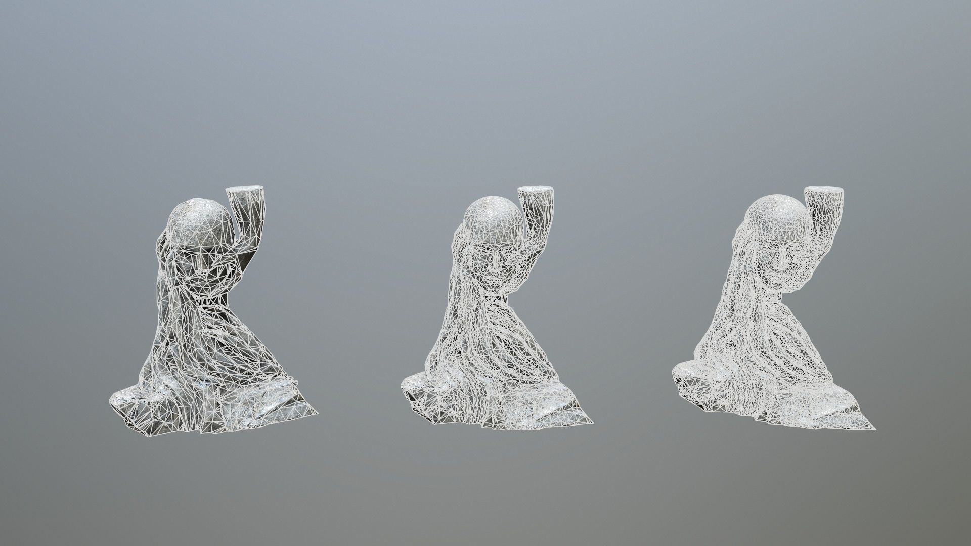 Hands of the devil Low-poly 3D model_11