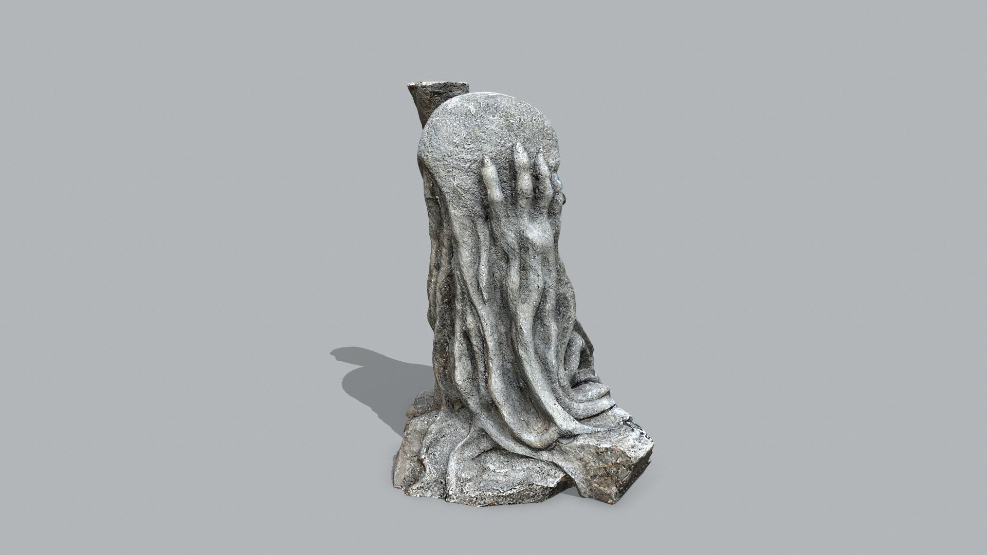 Hands of the devil Low-poly 3D model_7