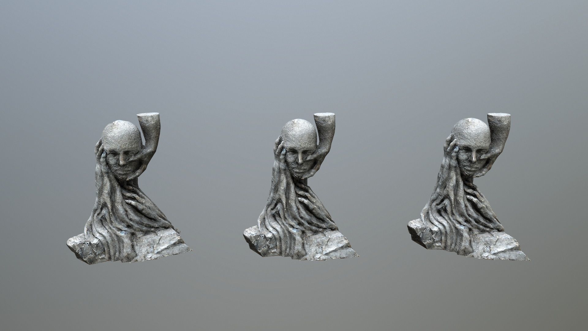 Hands of the devil Low-poly 3D model_10