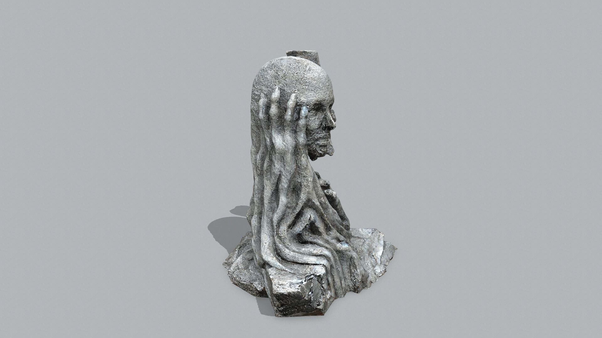 Hands of the devil Low-poly 3D model_8