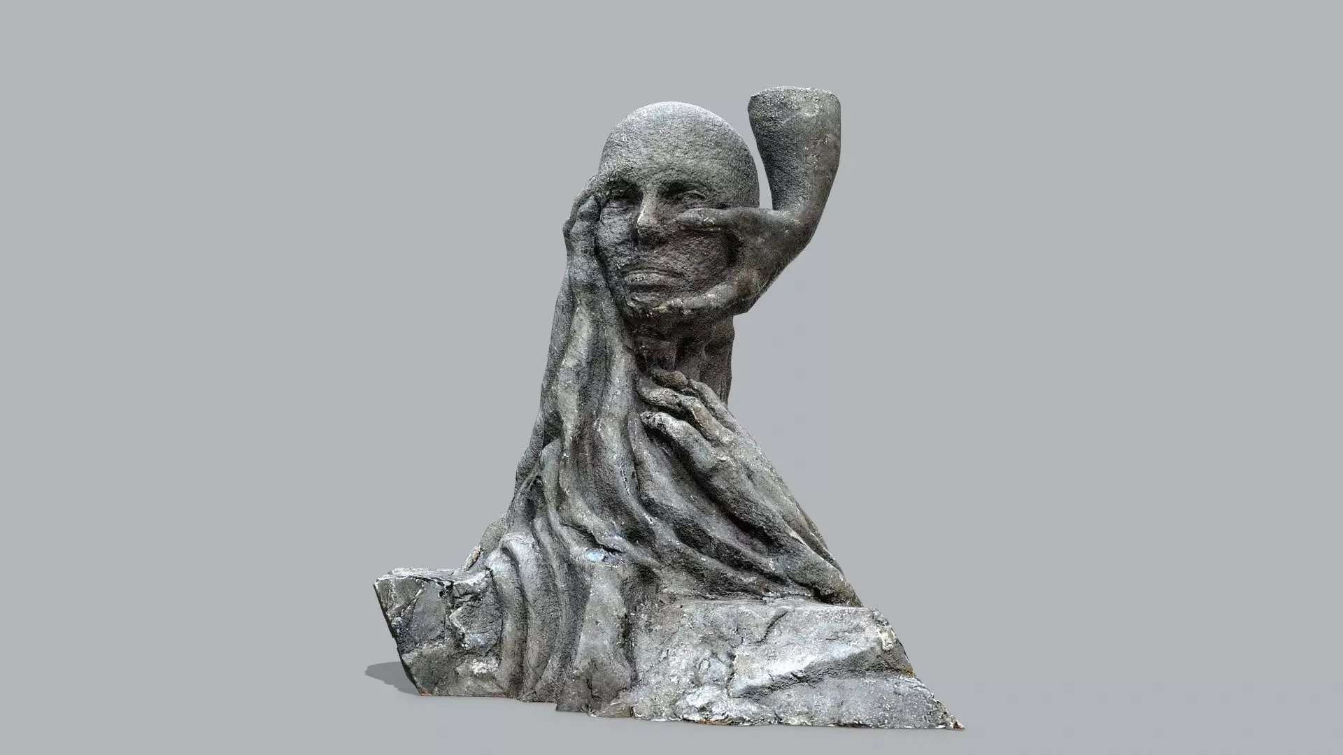 Hands of the devil Low-poly 3D model_0