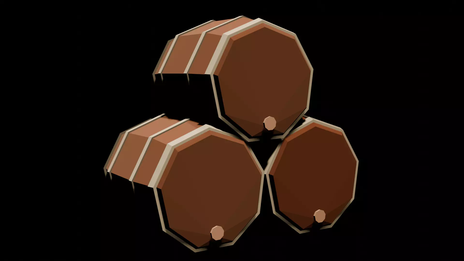 low poly pack 13 models Low-poly 3D model_0