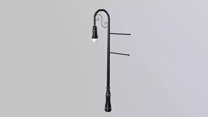 Street Light Low-poly 3D model