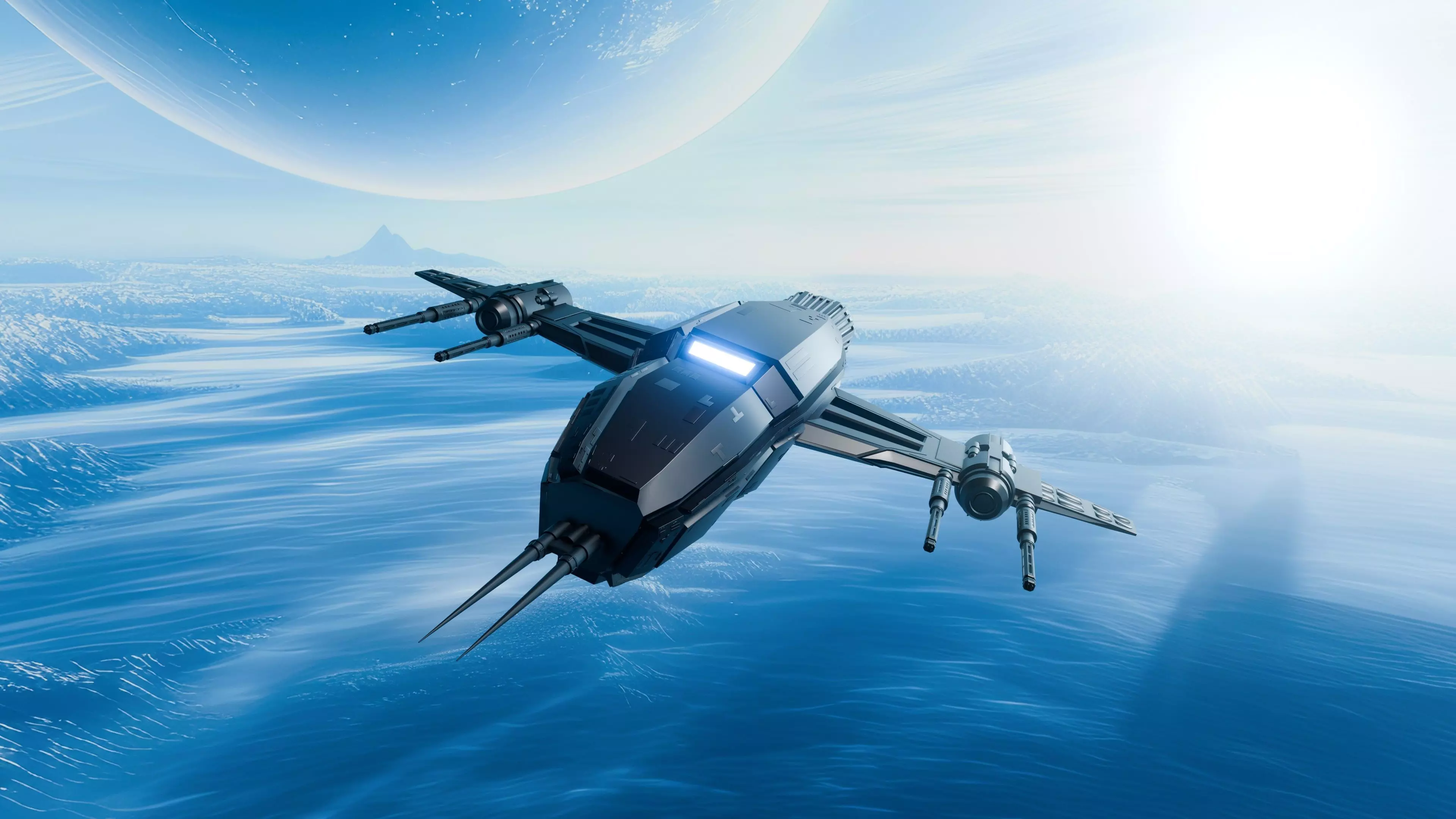 ufo shuttle spaceship spacecraft Free 3D model