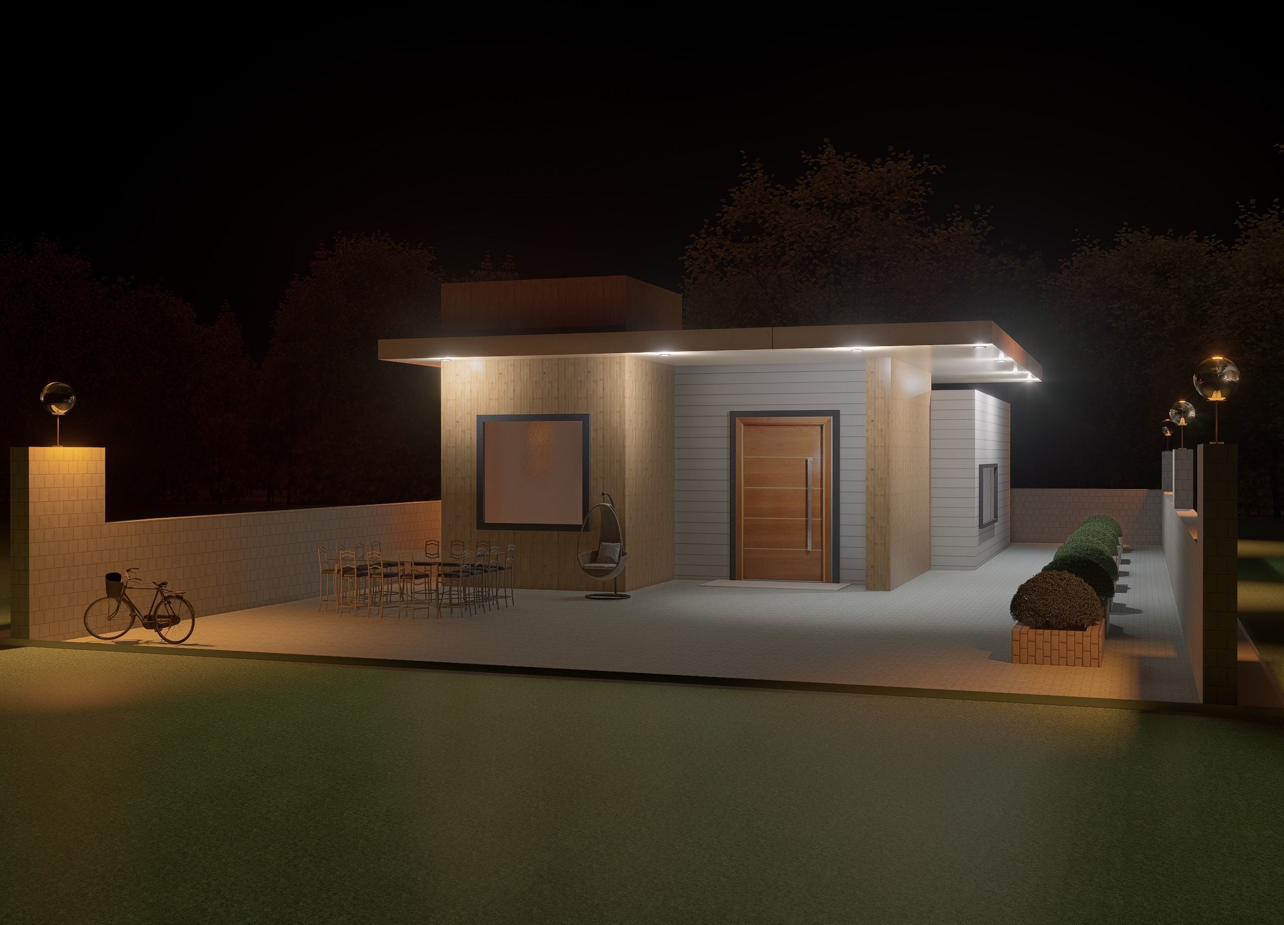 Home exterier design 3D model_2