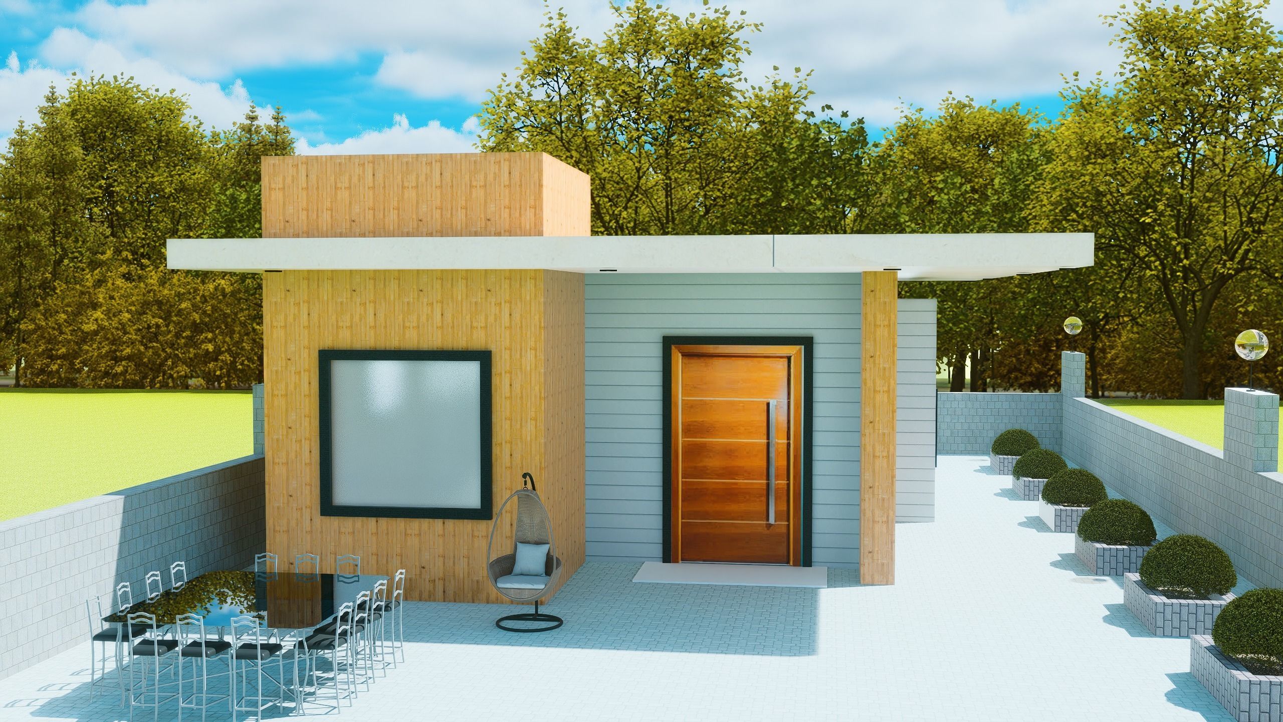 Home exterier design 3D model_5