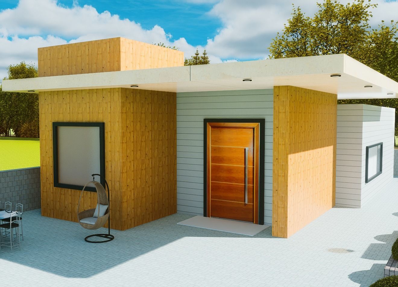 Home exterier design 3D model_4