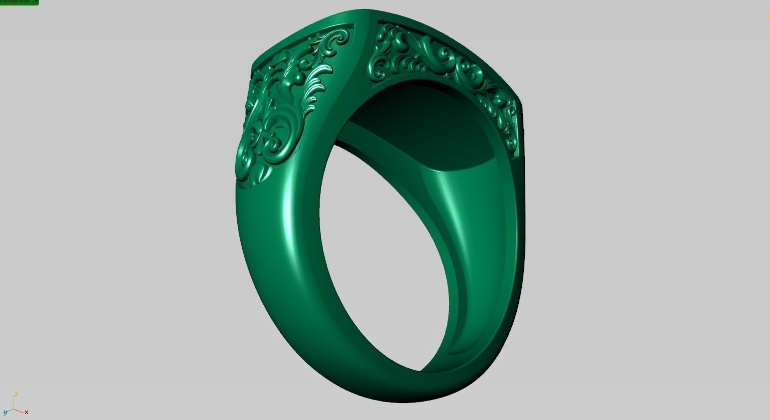 The Last Supper Jesus Ring 3D print model_10