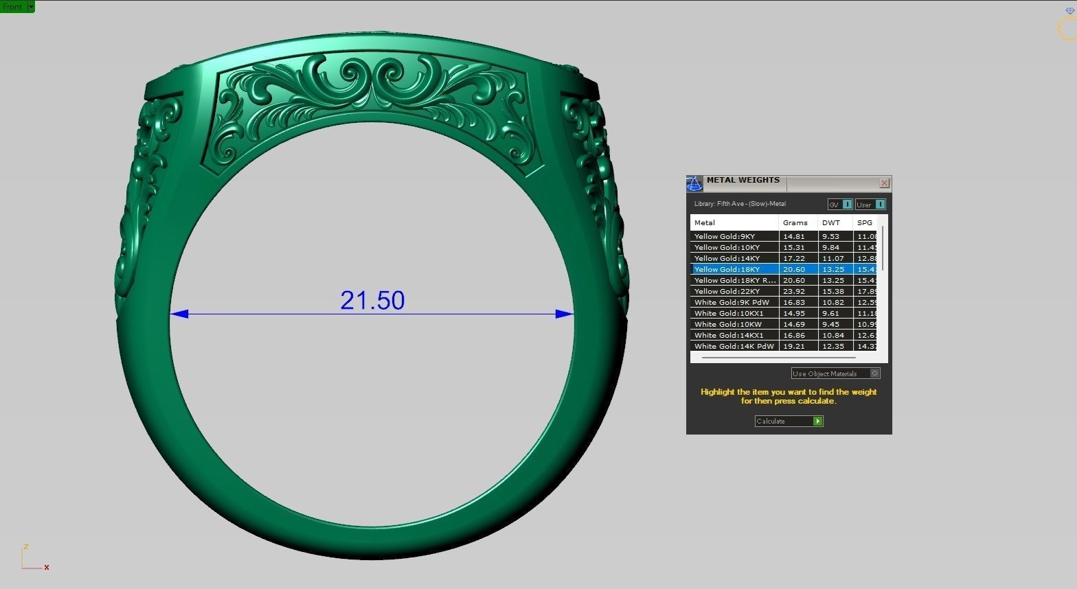 The Last Supper Jesus Ring 3D print model_7