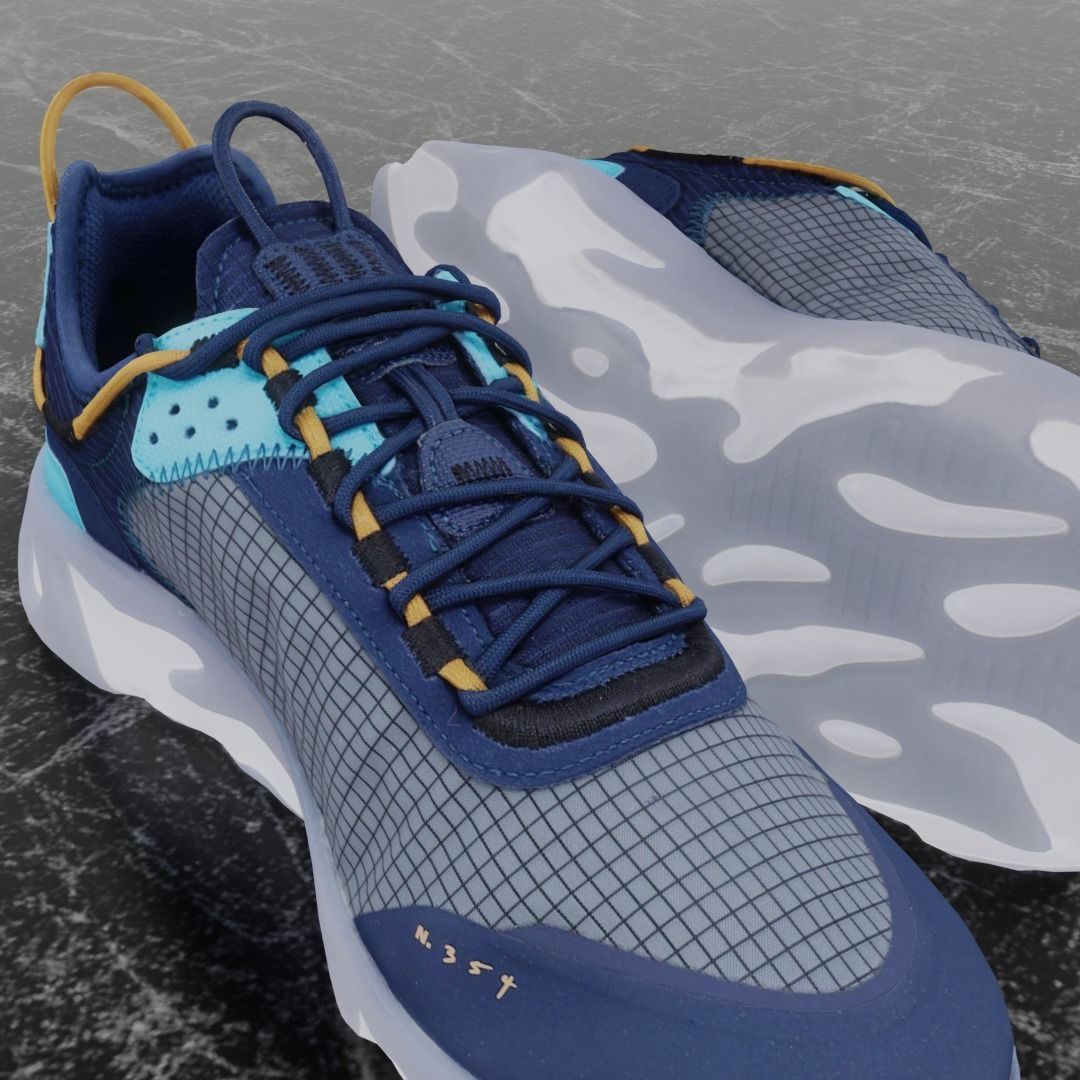 NIKE 3D SHOE PACKAGE  3D model_35