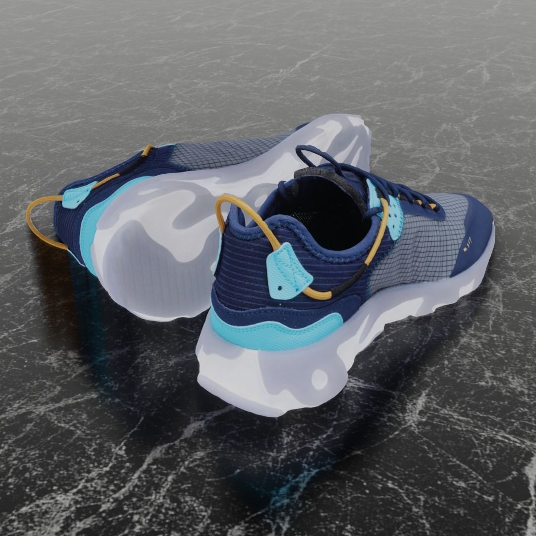 NIKE 3D SHOE PACKAGE  3D model_34