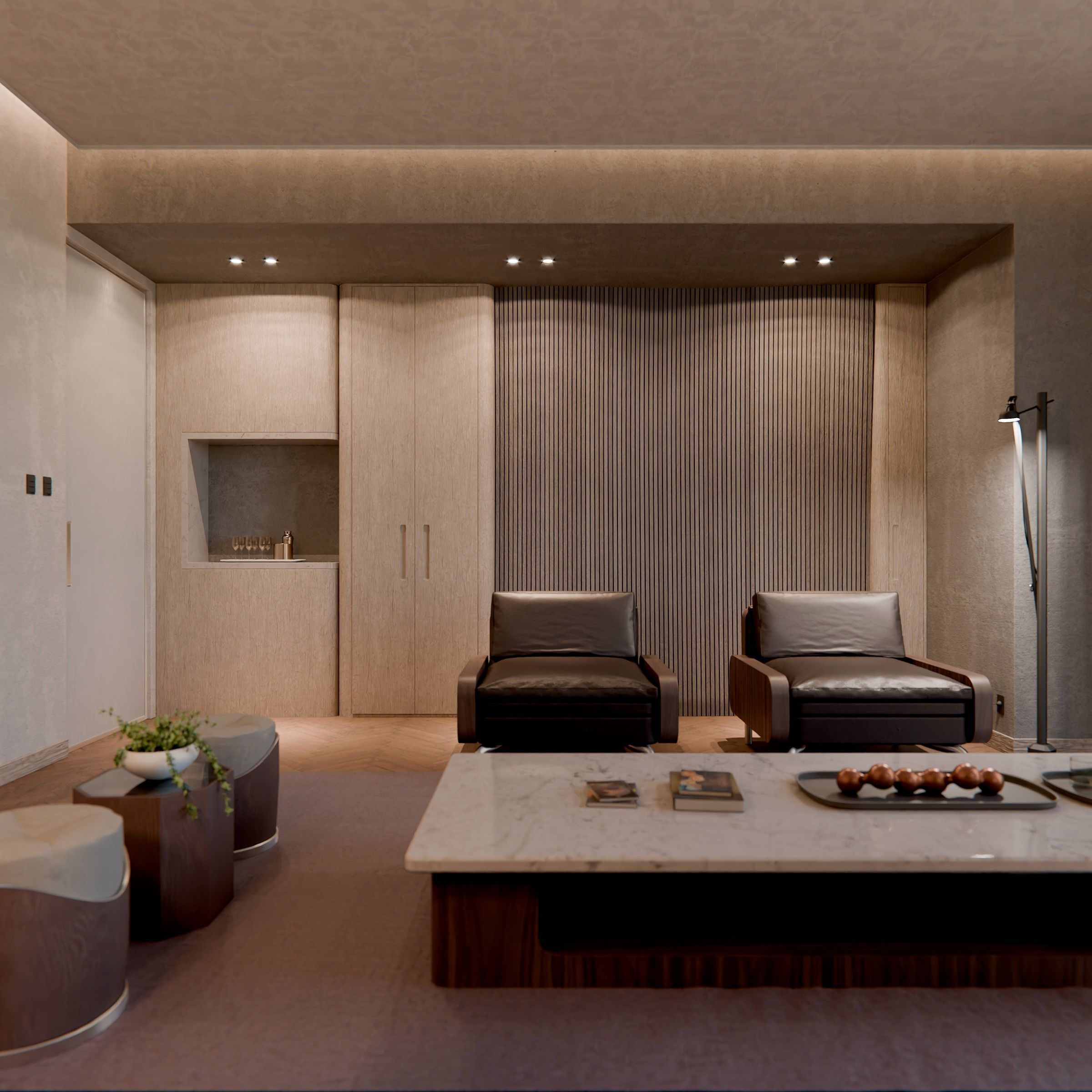 Living Room 3D model_5