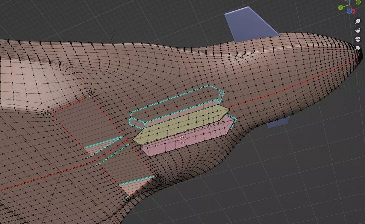 space aircraft 3D model_0