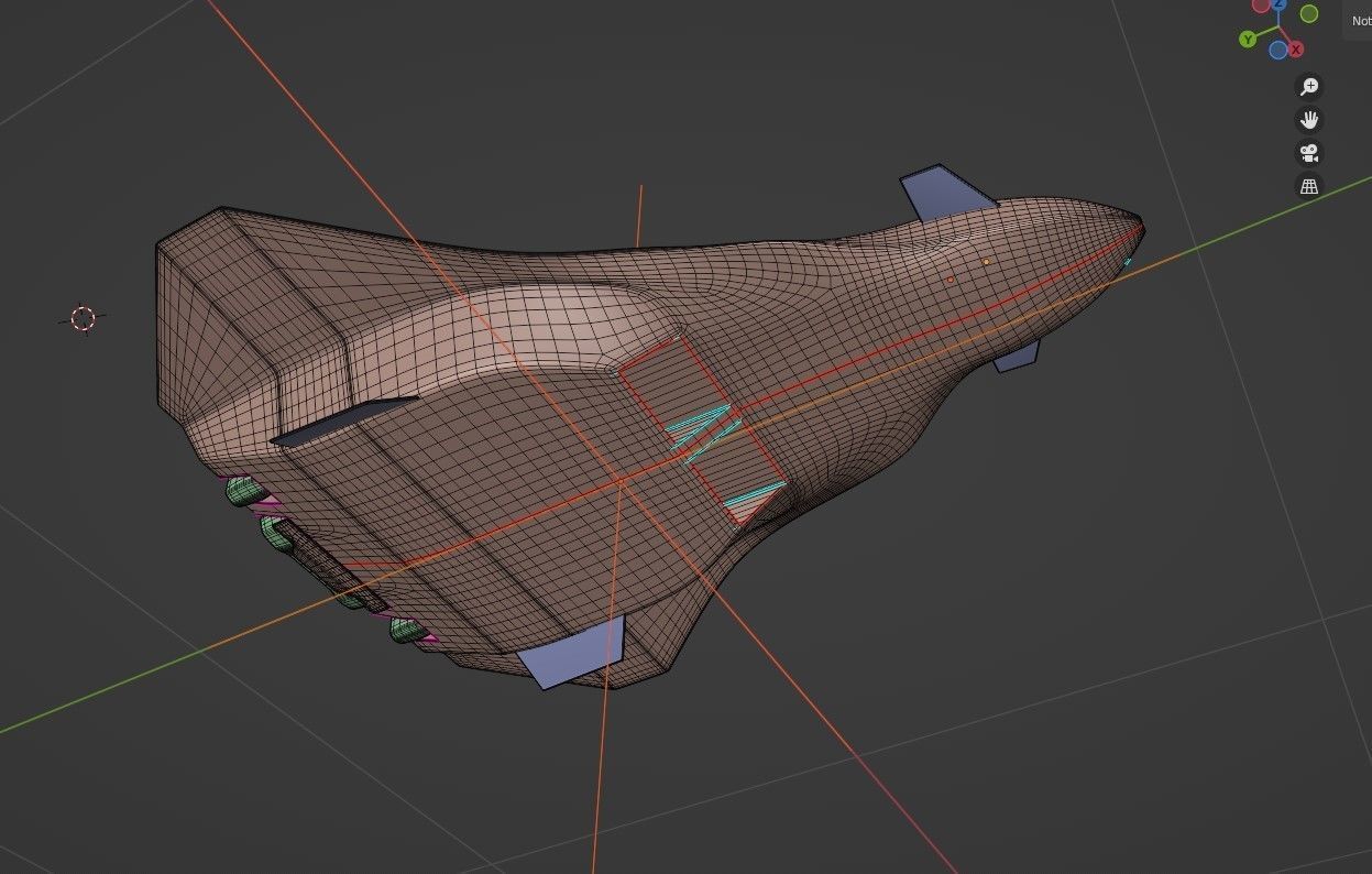 space aircraft 3D model_8