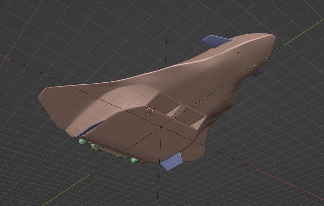 space aircraft 3D model_4