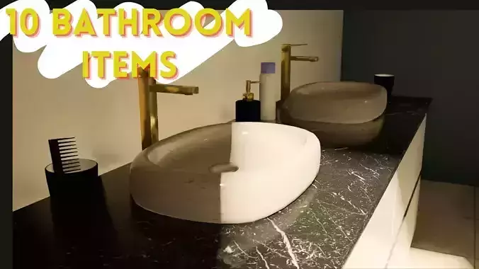 10 Bathroom Elements-Objects
