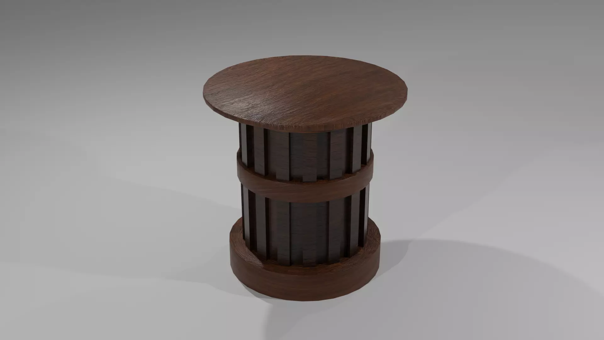 Bar Table Free low-poly 3D model