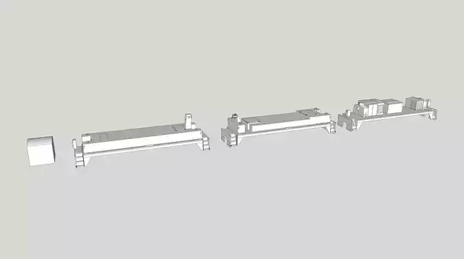Indiana Harbor Belt Slugs HO and N 3D print model