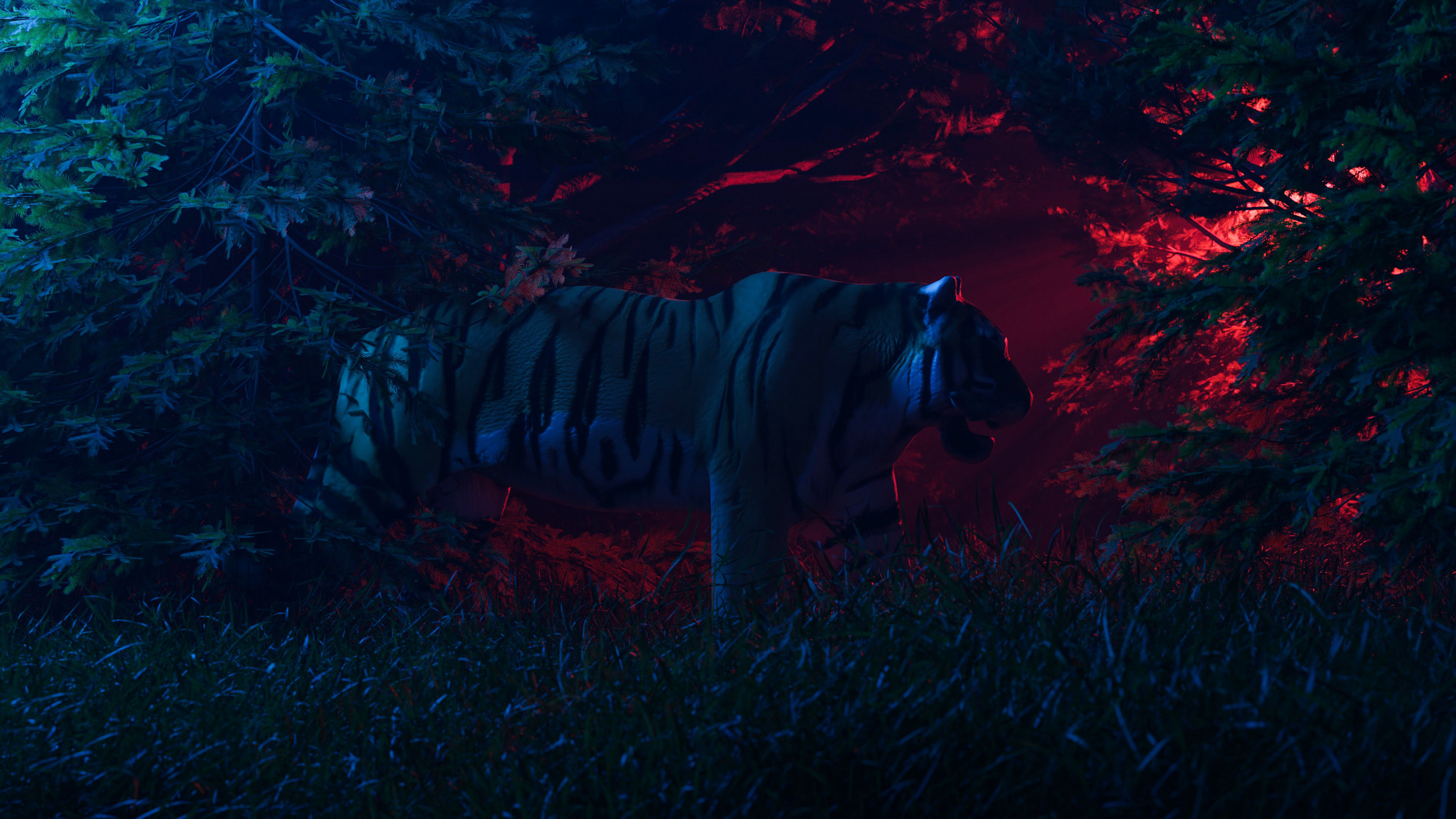 Tiger 3D Model With high Quality Texture 3D model_1