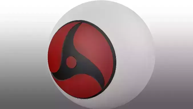 Mangekyo Sharingan de Itachi Uchiha 3D print model