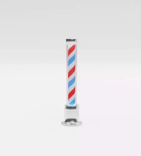 Barber shop pole