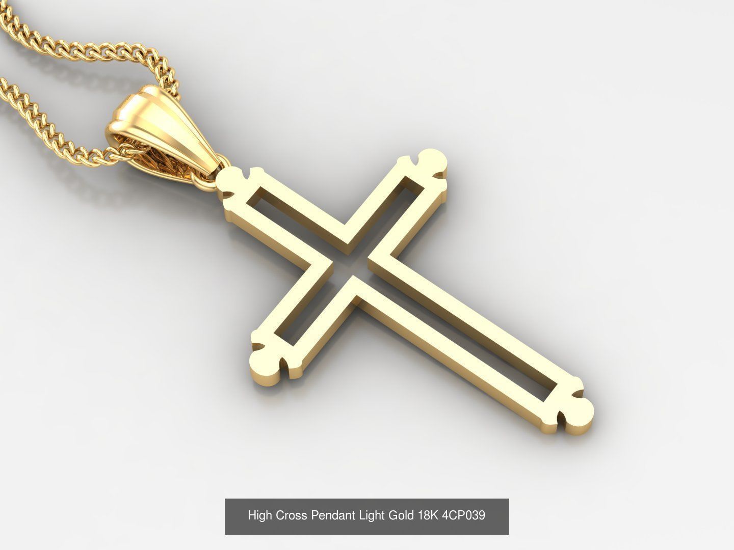 Cross Jesus Christ Pendant Album Version 4 Bulk Discount 3D Model Collection_70